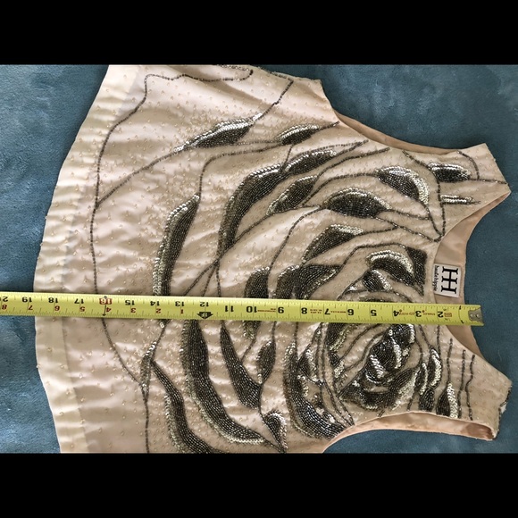 Haute Hippie Hand Beaded Sleeveless Dressy Top - Picture 4 of 6